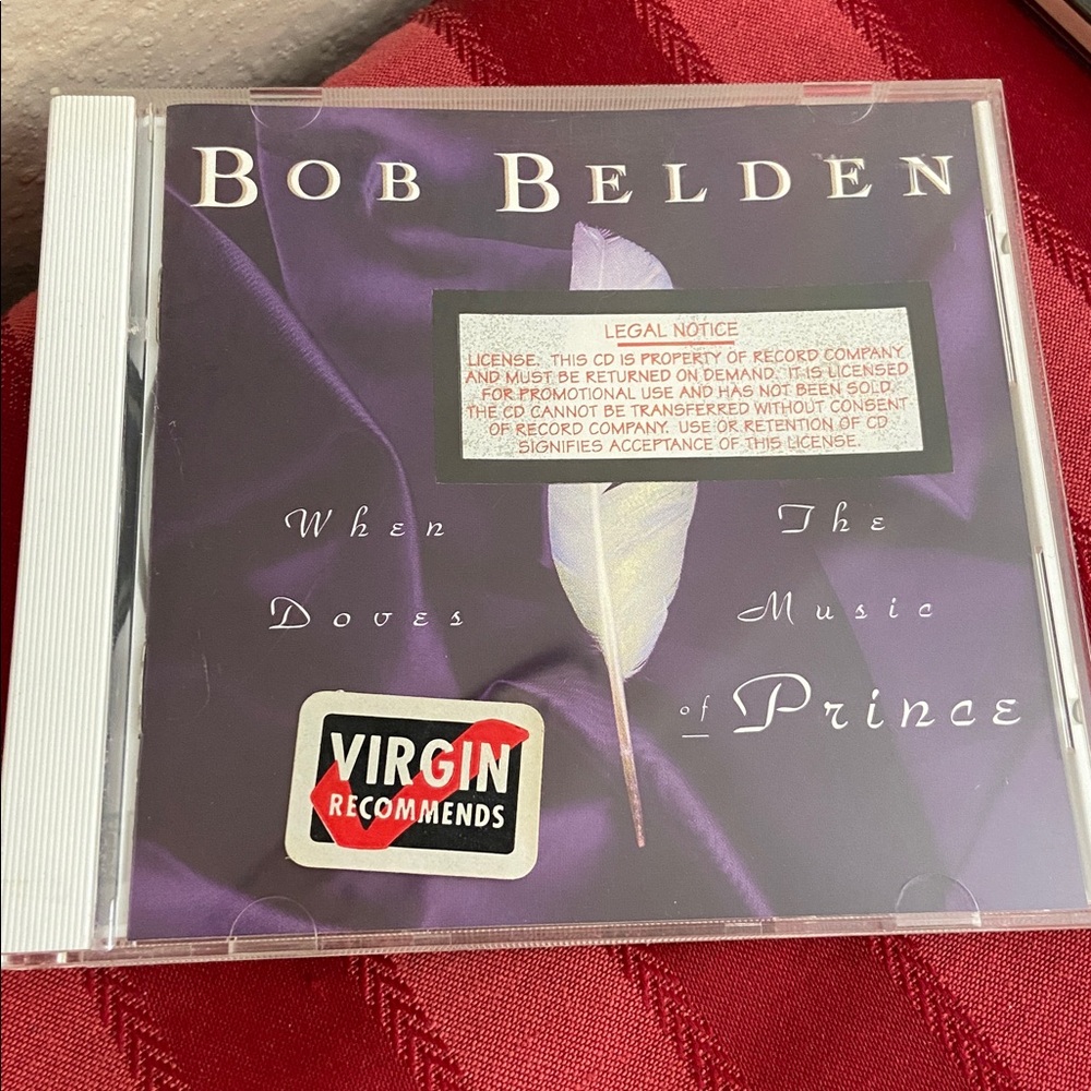 5/$10❤️❤️❤️Vintage 90s BOB BELDON RARE WHEN DOVES CRY MUSIC OF PRINCE CD